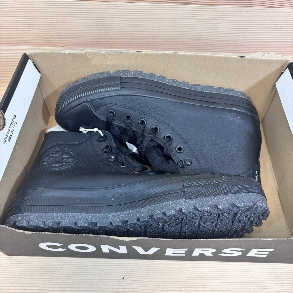 Converse Chuck Taylor All Star City Trek Black Waterproof Boot A04481C Men Sz 11